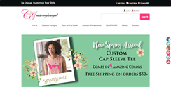 Desktop Screenshot of customglamgirl.com